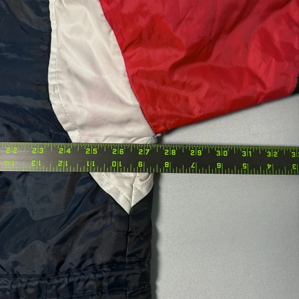 Vintage Little Laura of California Cruz Azul Soccer Jacket Navy Red Hooded Parka